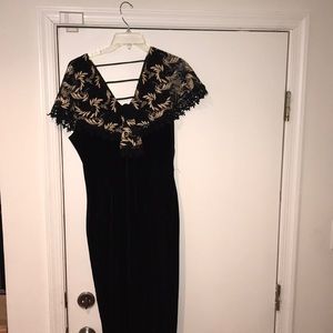 Black Velvet Dress